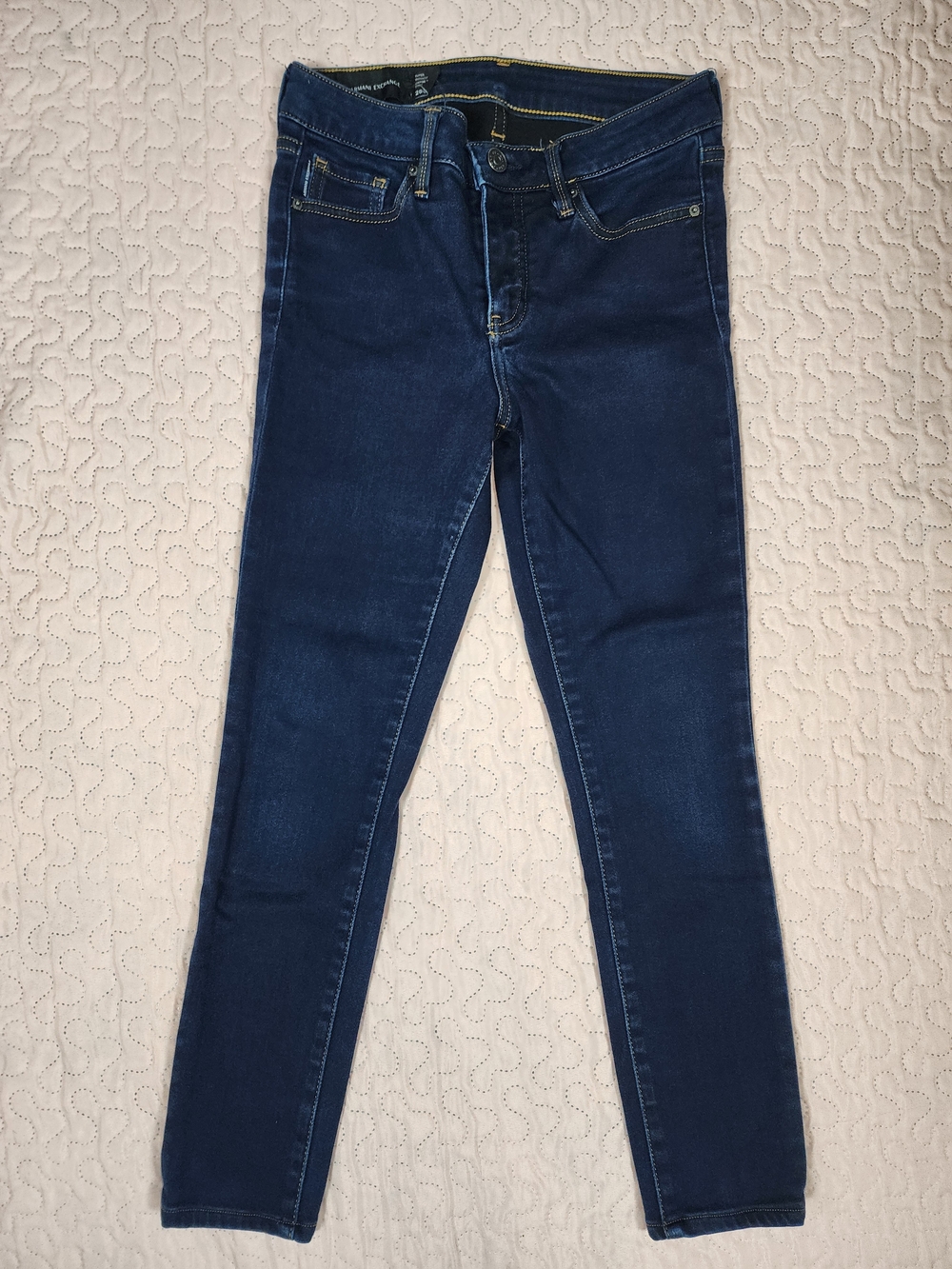 Armani Exchange Women's Navy Skinny Jeans